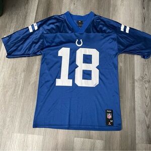 Peyton Manning Indianapolis Colts Jersey Blue Reebok Jersey Size Medium